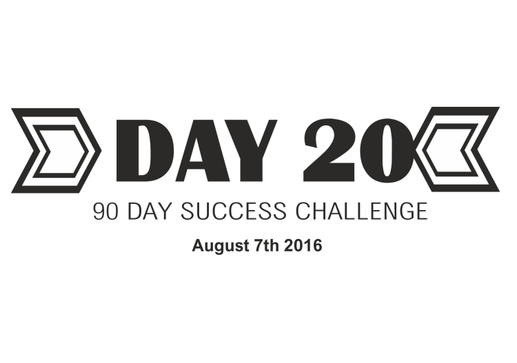 90 day success challenge day 20